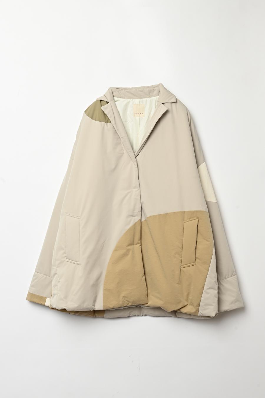 Circle Patch Padded Coat