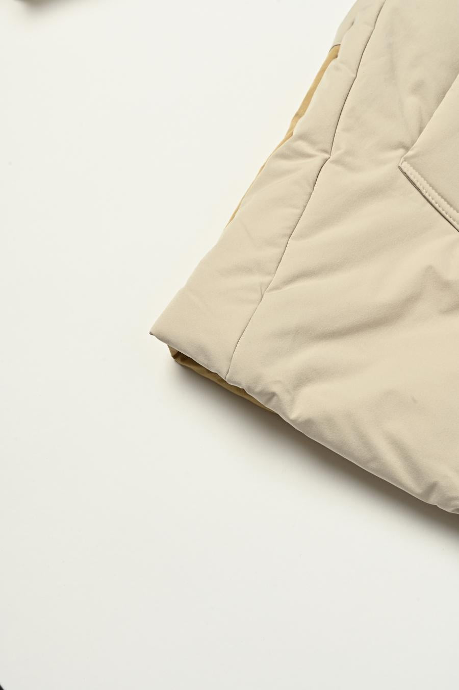 Circle Patch Padded Coat