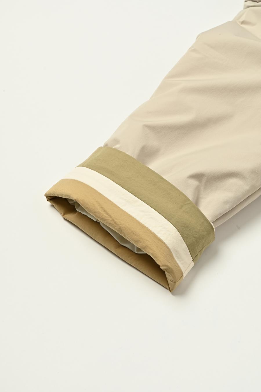 Circle Patch Padded Coat