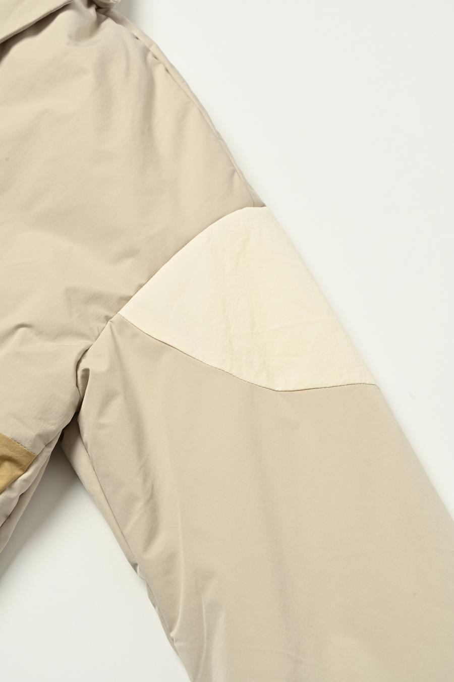 Circle Patch Padded Coat