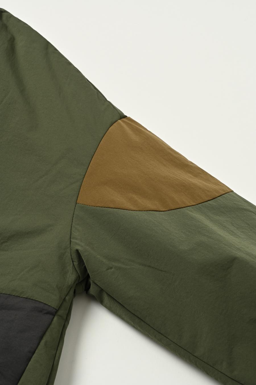 Circle Patch Padded Coat