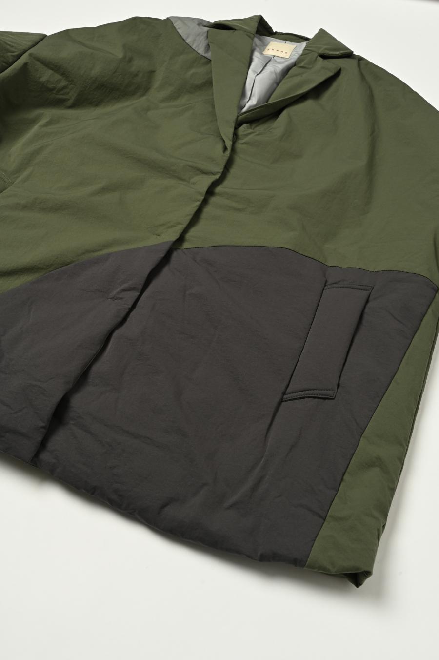 Circle Patch Padded Coat