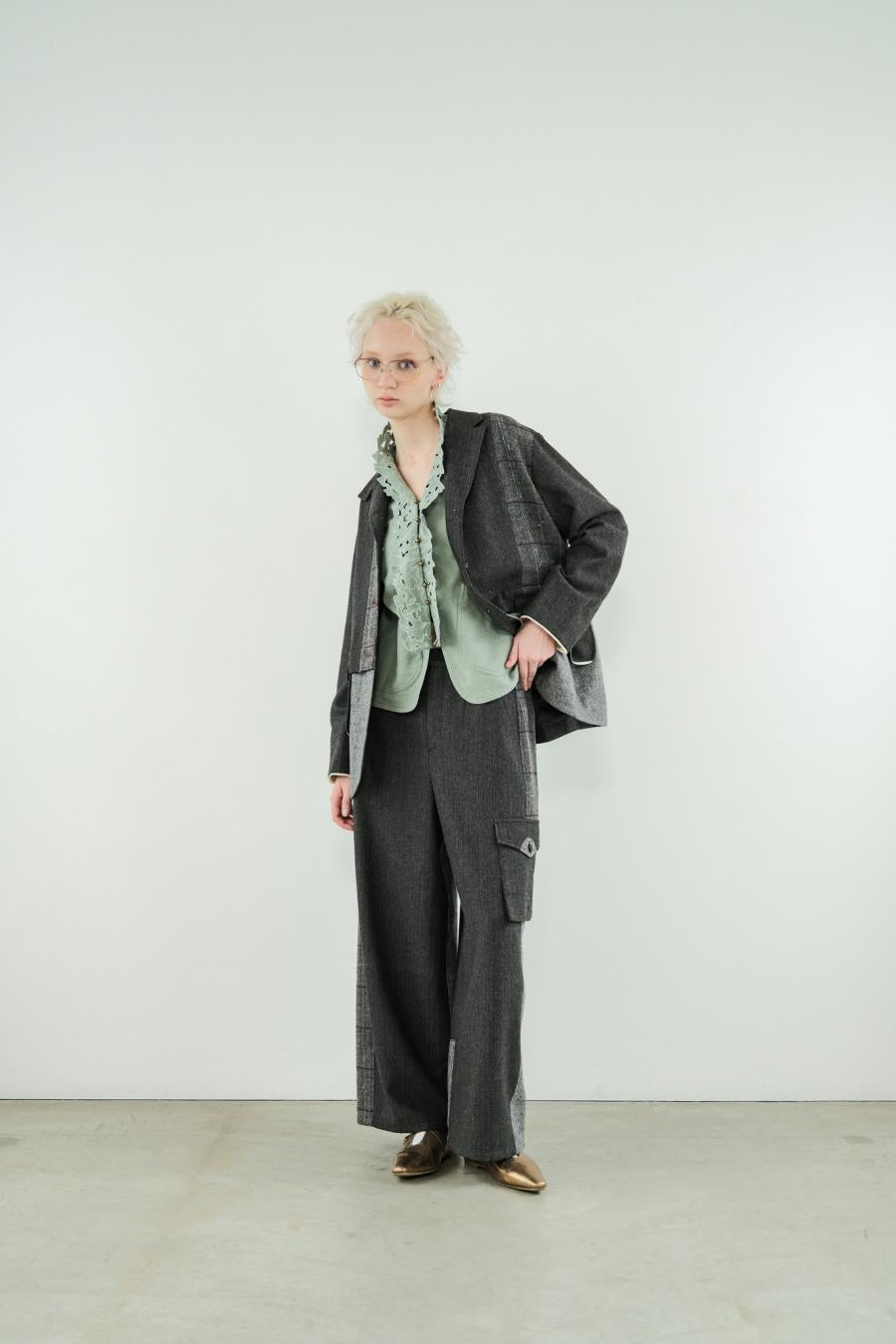 Pieced Cargo Pants