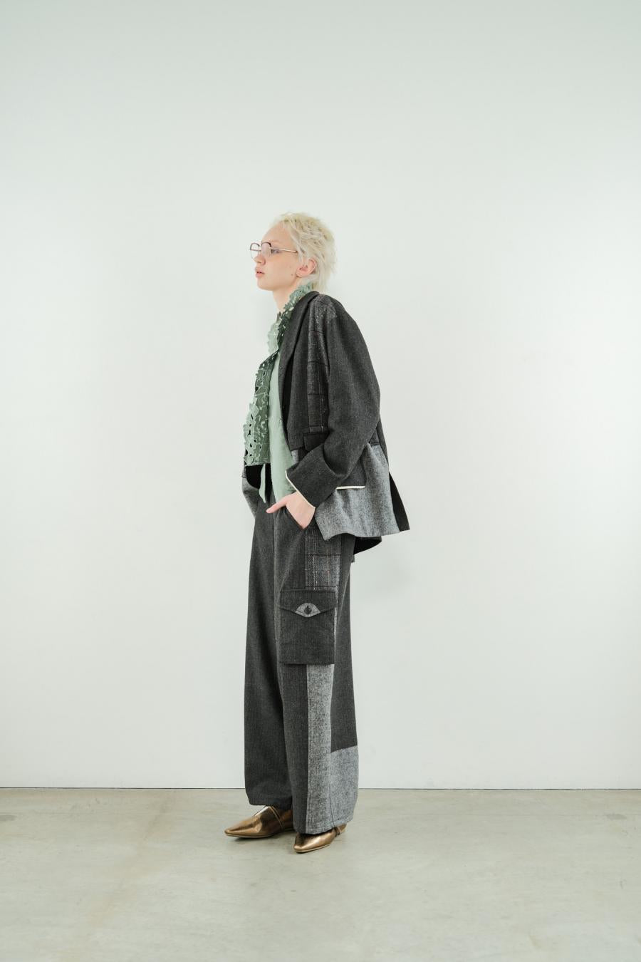 Pieced Cargo Pants