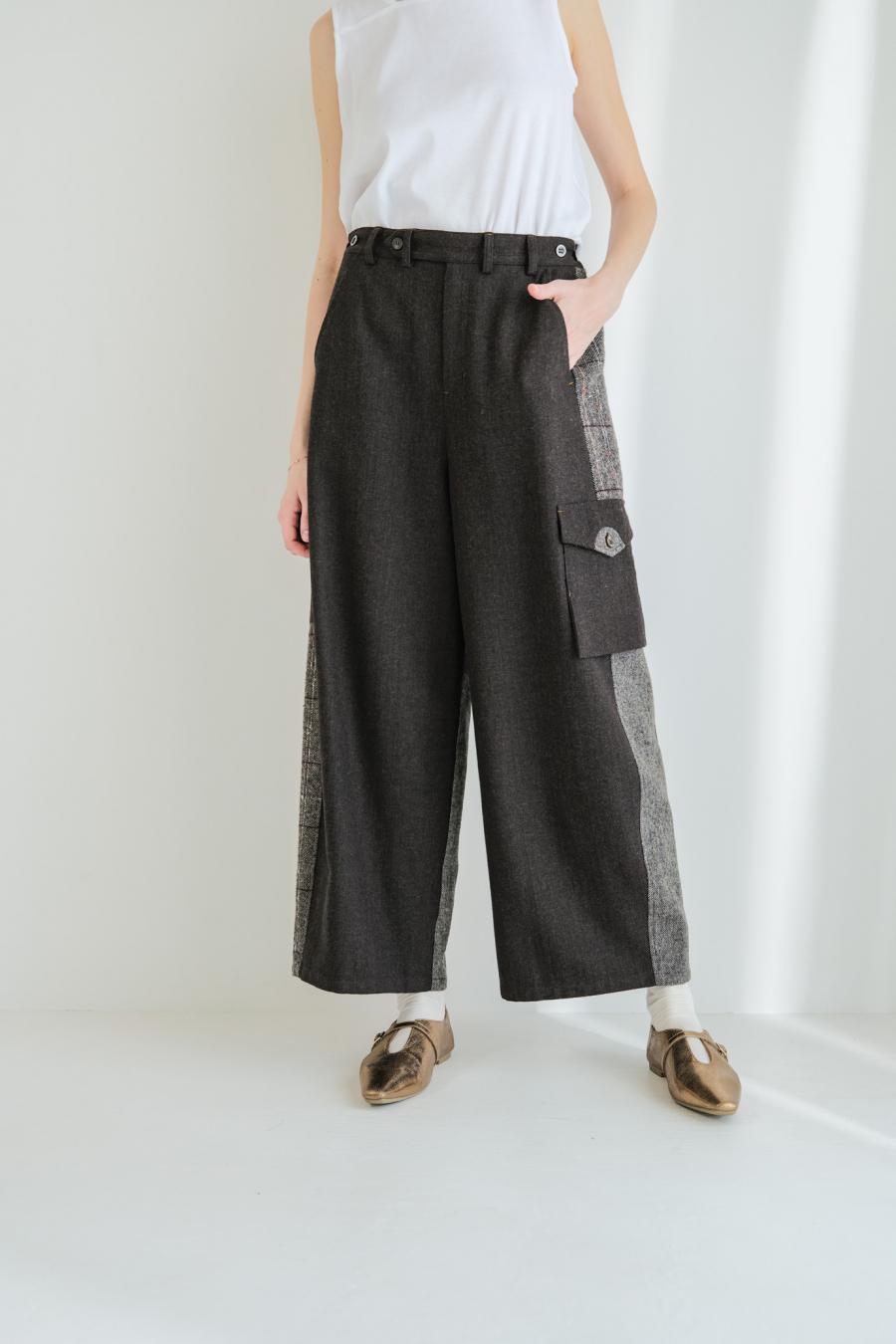 Pieced Cargo Pants