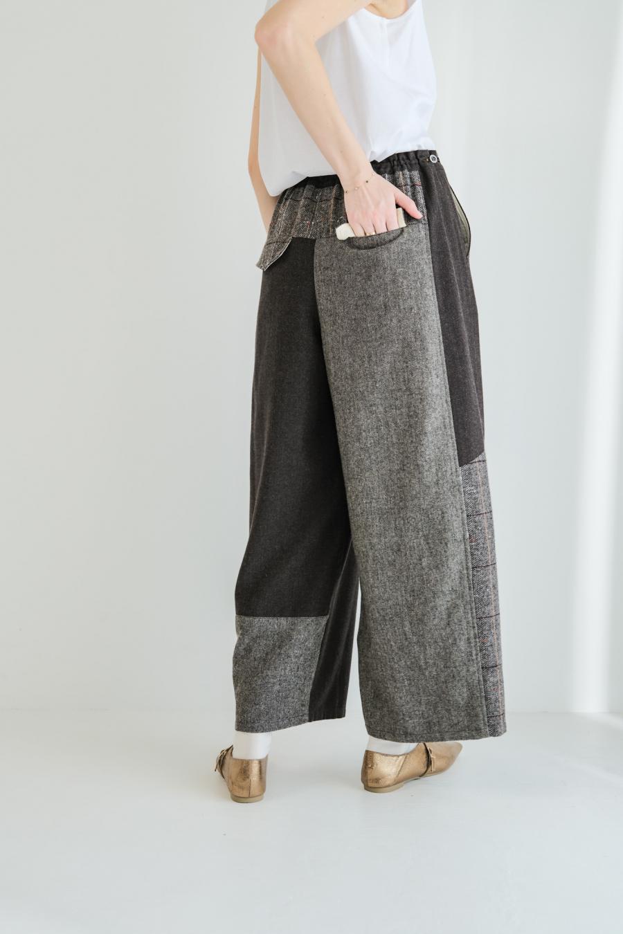 Pieced Cargo Pants