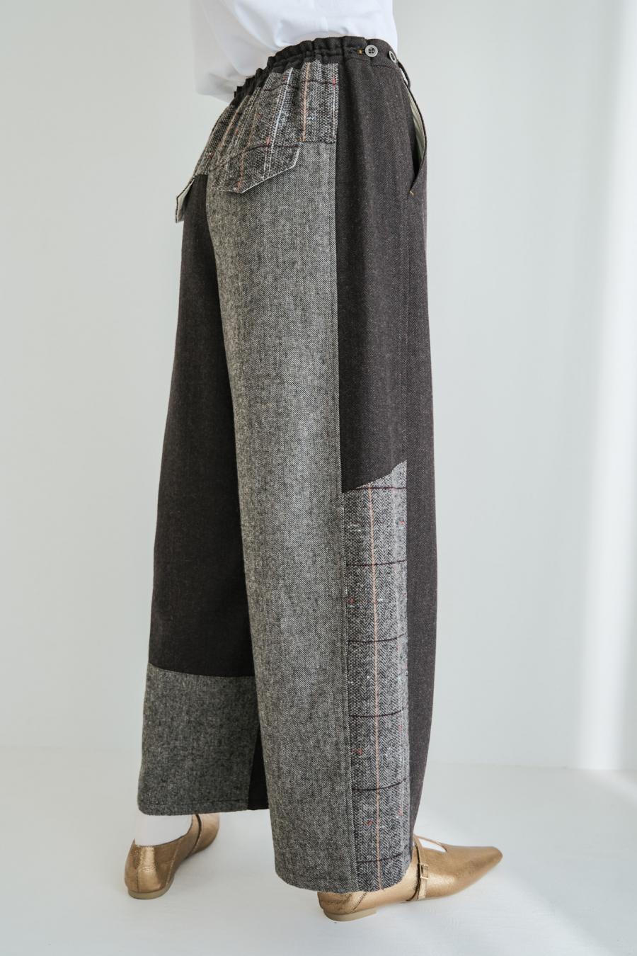 Pieced Cargo Pants