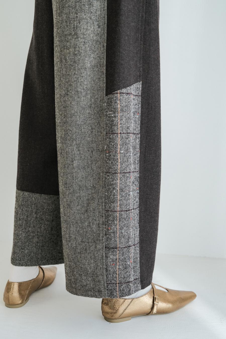 Pieced Cargo Pants