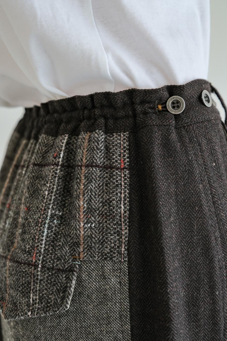 Pieced Cargo Pants