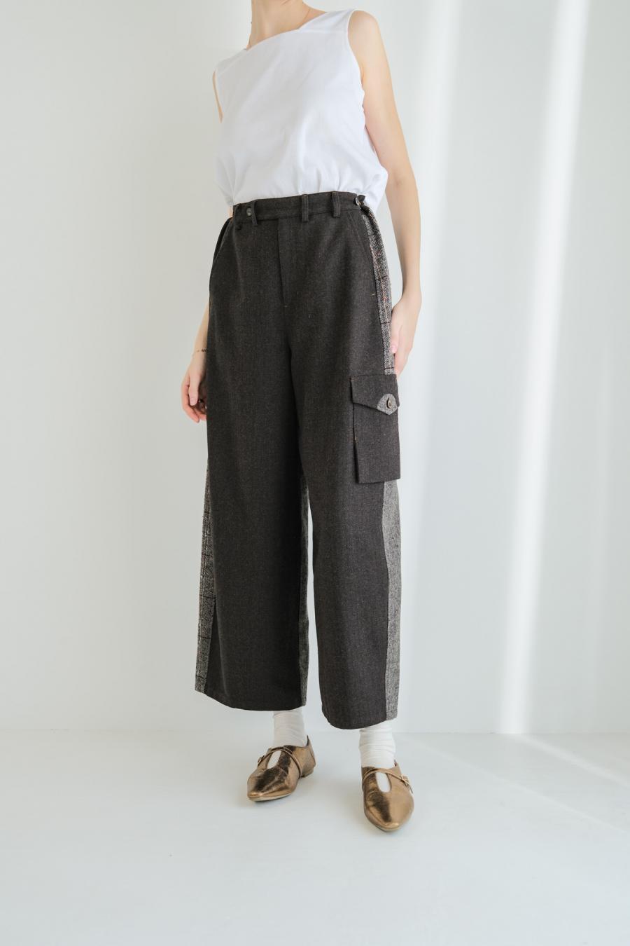 Pieced Cargo Pants