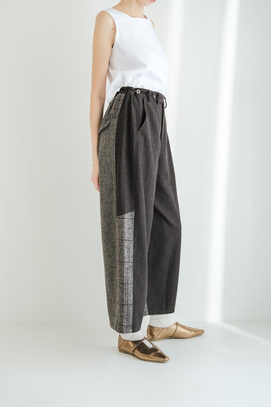 Pieced Cargo Pants