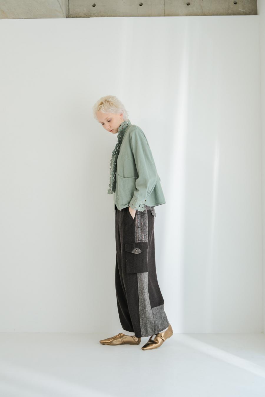 Pieced Cargo Pants