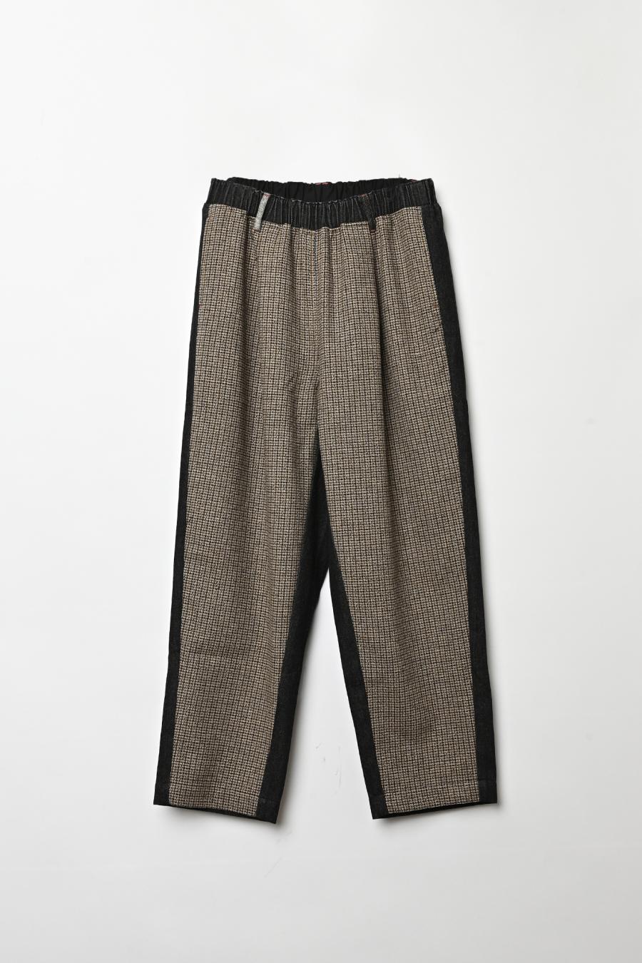 Tweed & Denim Pants