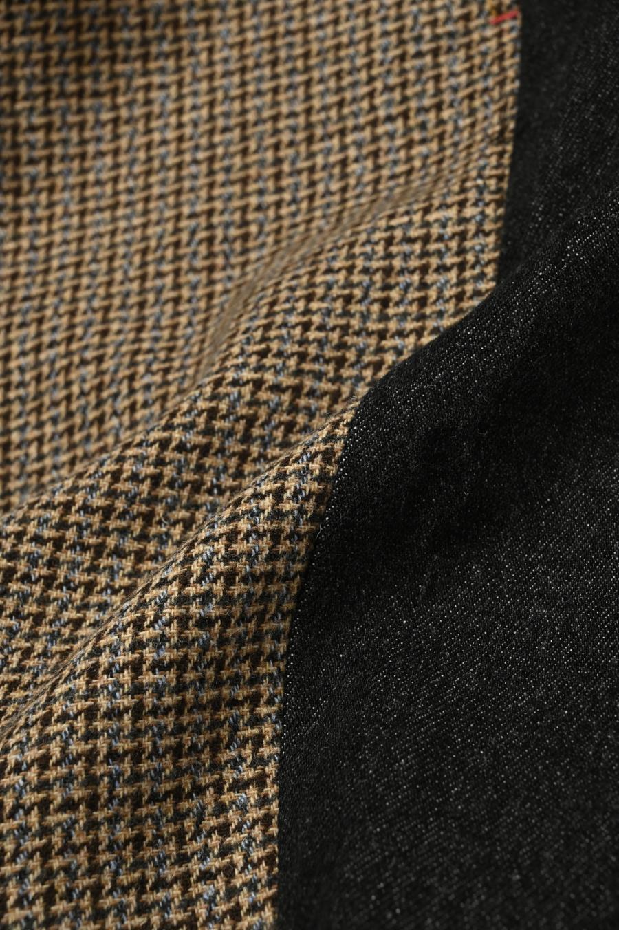 Tweed & Denim Pants