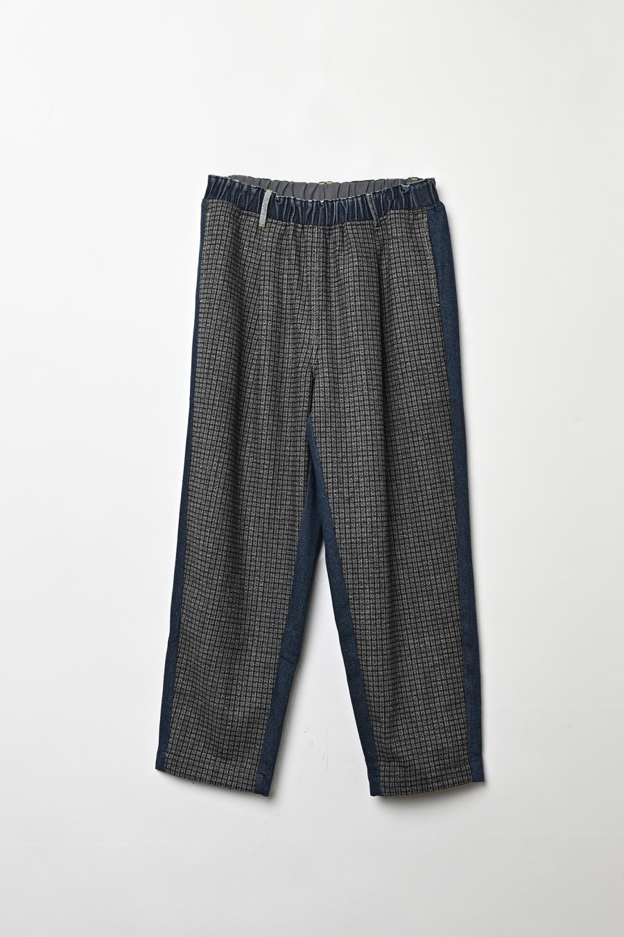 Tweed & Denim Pants
