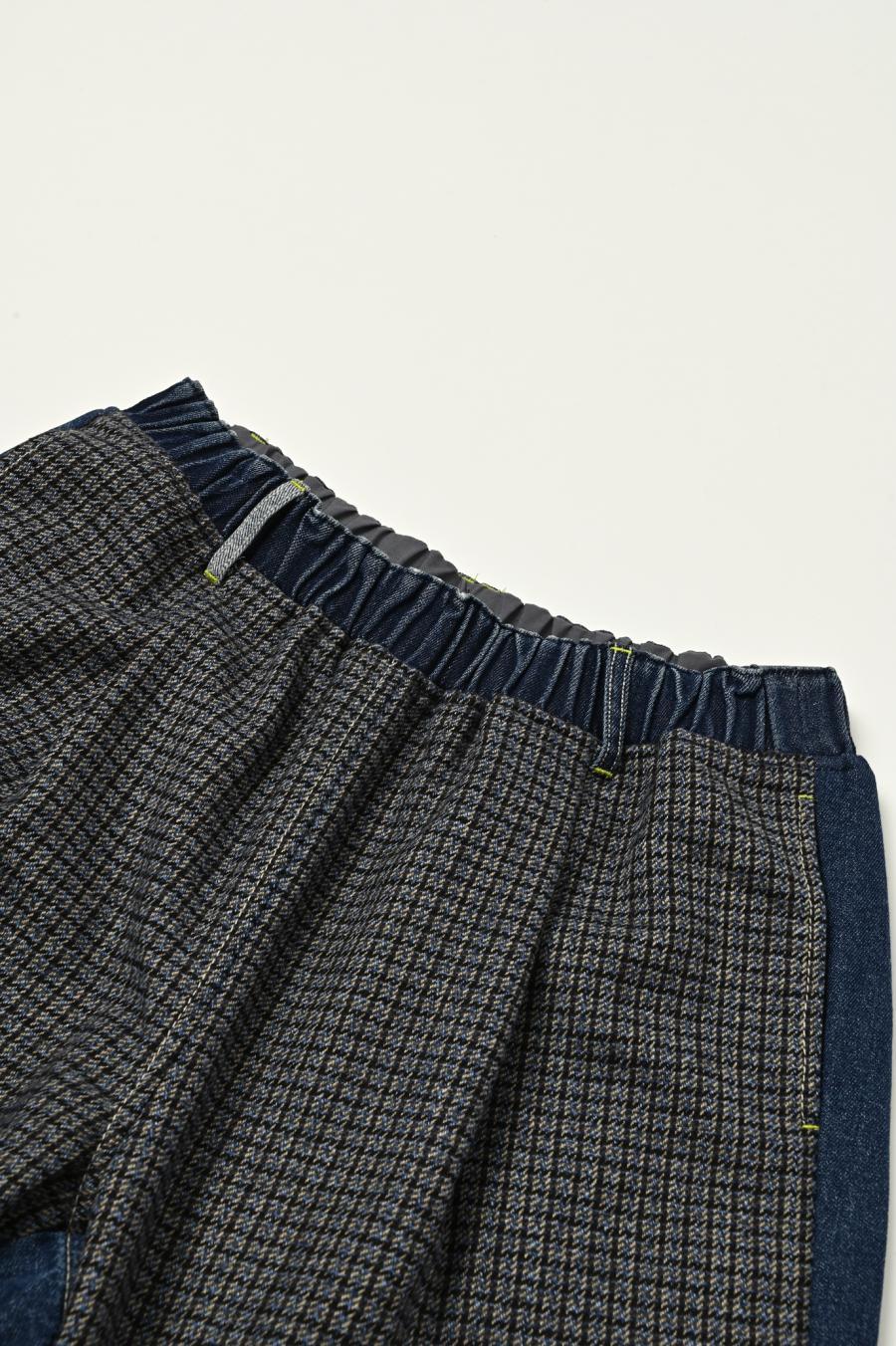 Tweed & Denim Pants