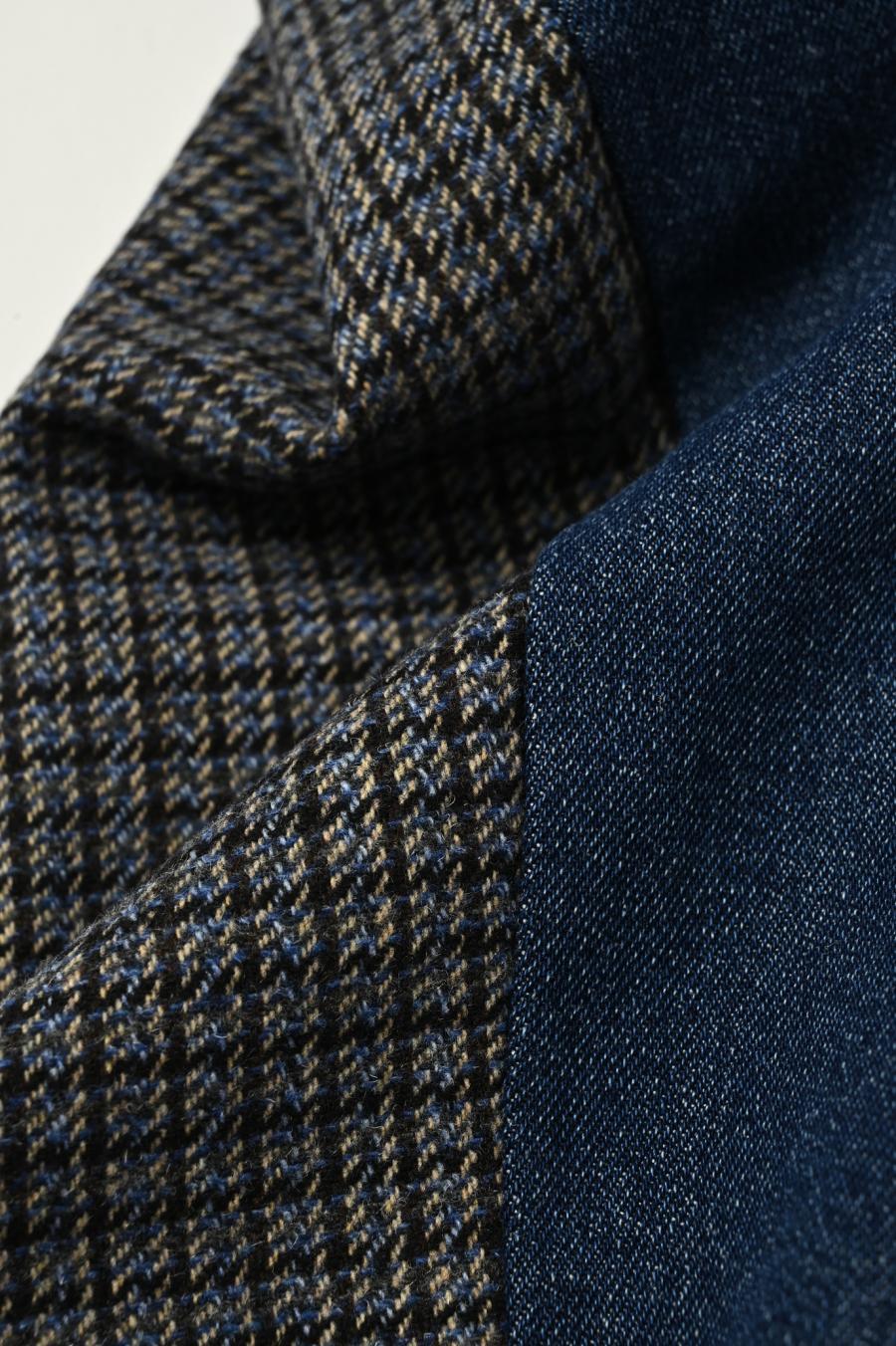 Tweed & Denim Pants