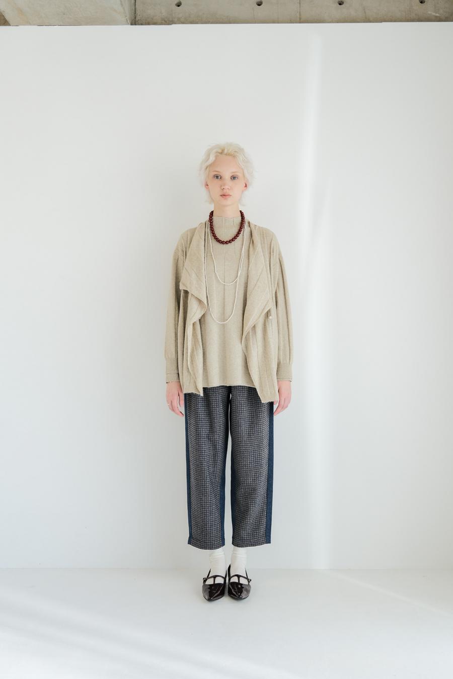 Tweed & Denim Pants