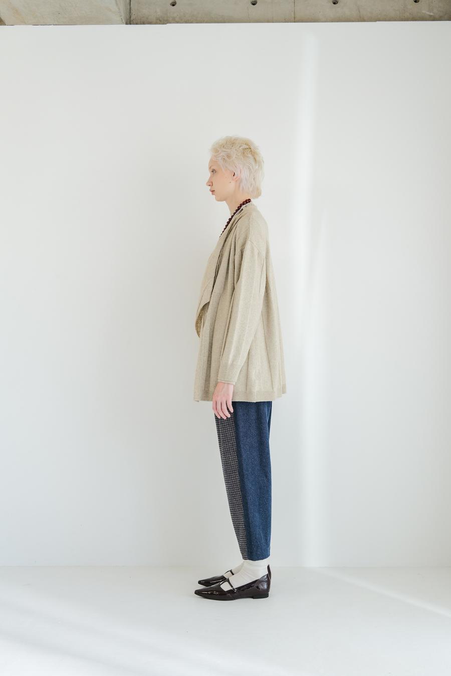 Tweed & Denim Pants