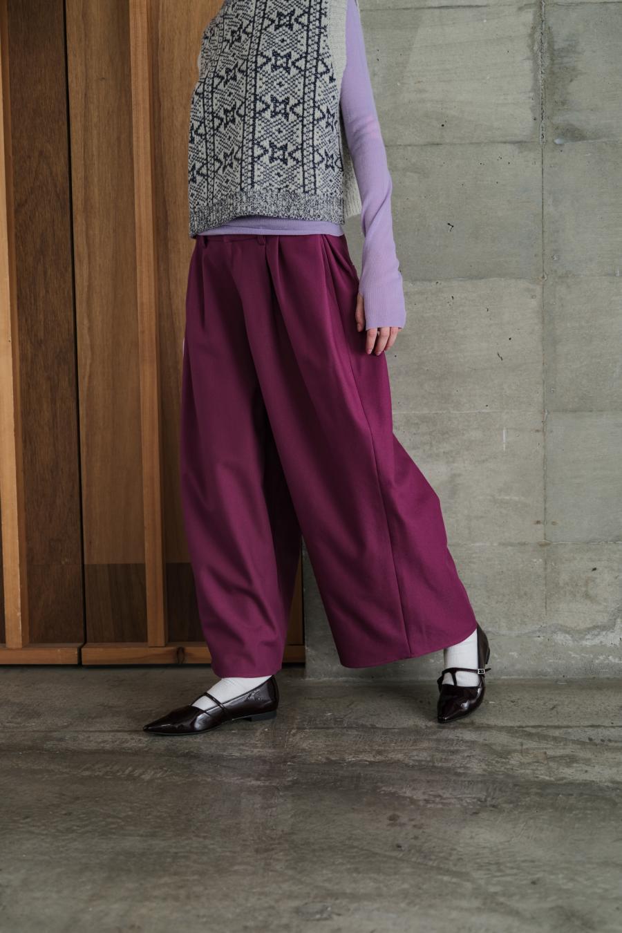 Double-Tuck Trousers
