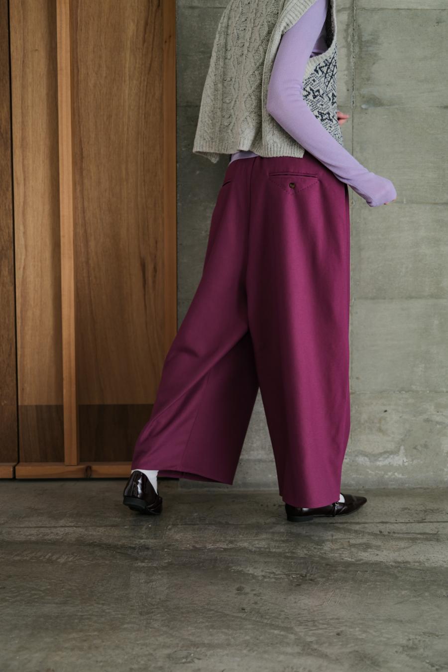 Double-Tuck Trousers