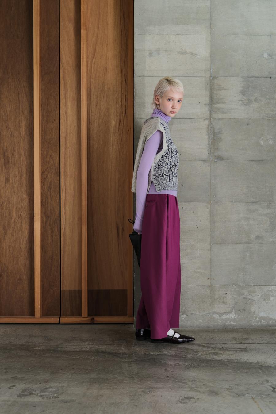 Double-Tuck Trousers