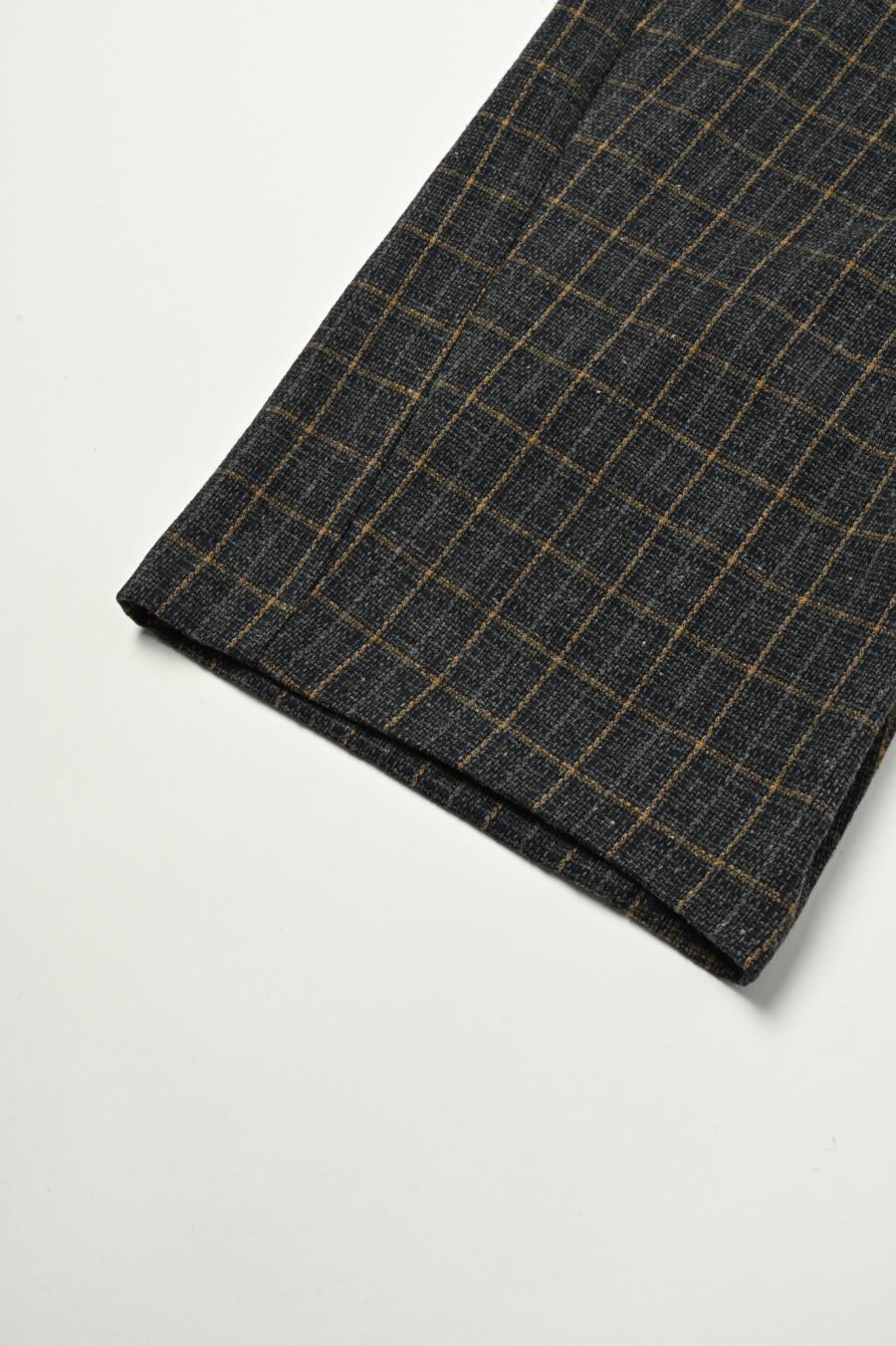 Checked Tweed Slide Pants
