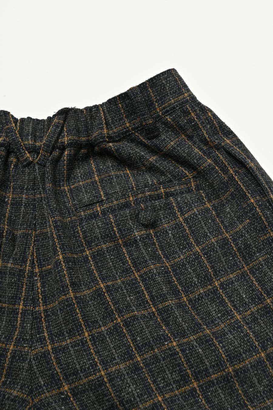 Checked Tweed Slide Pants