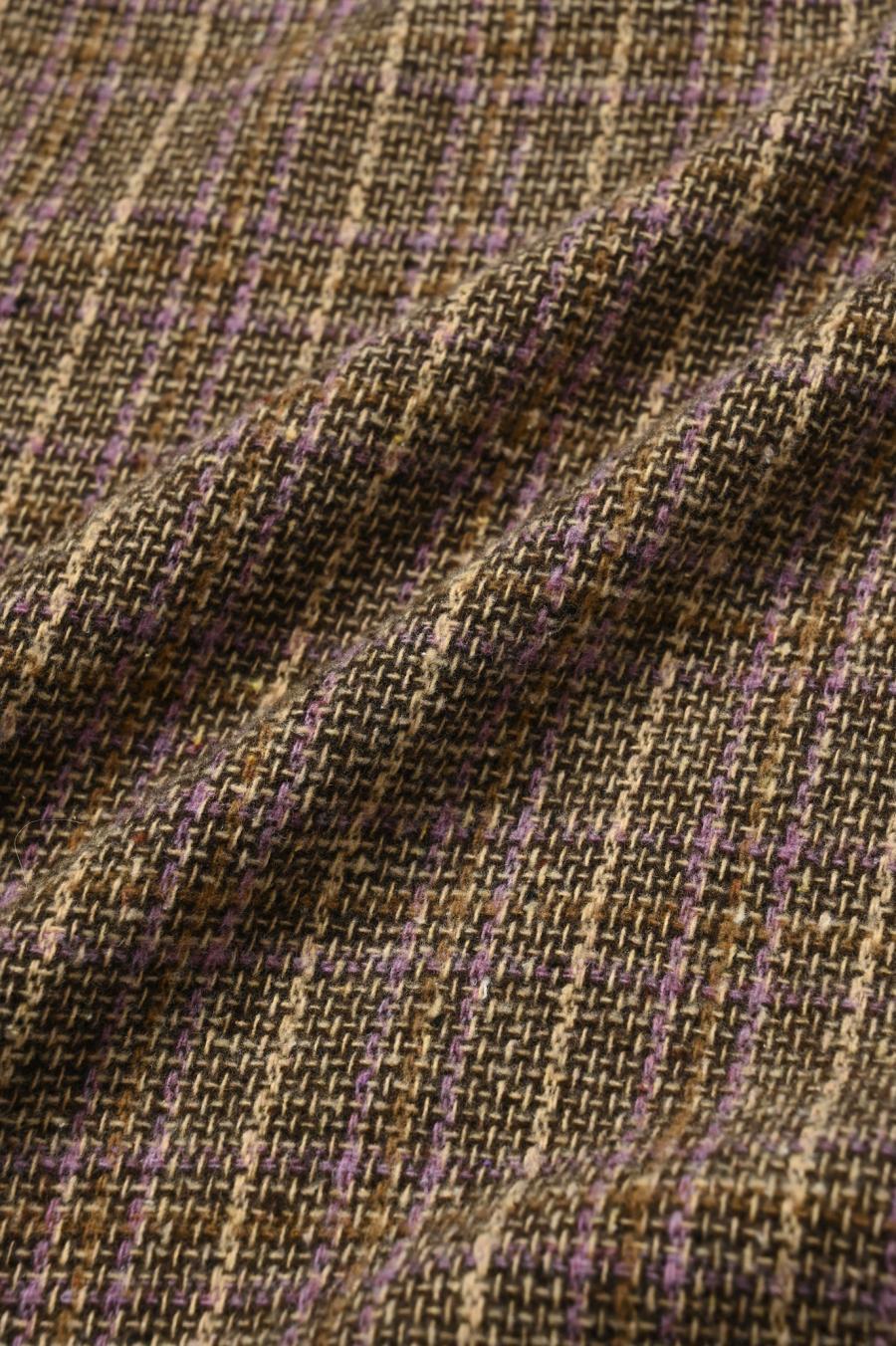 Checked Tweed Slide Pants