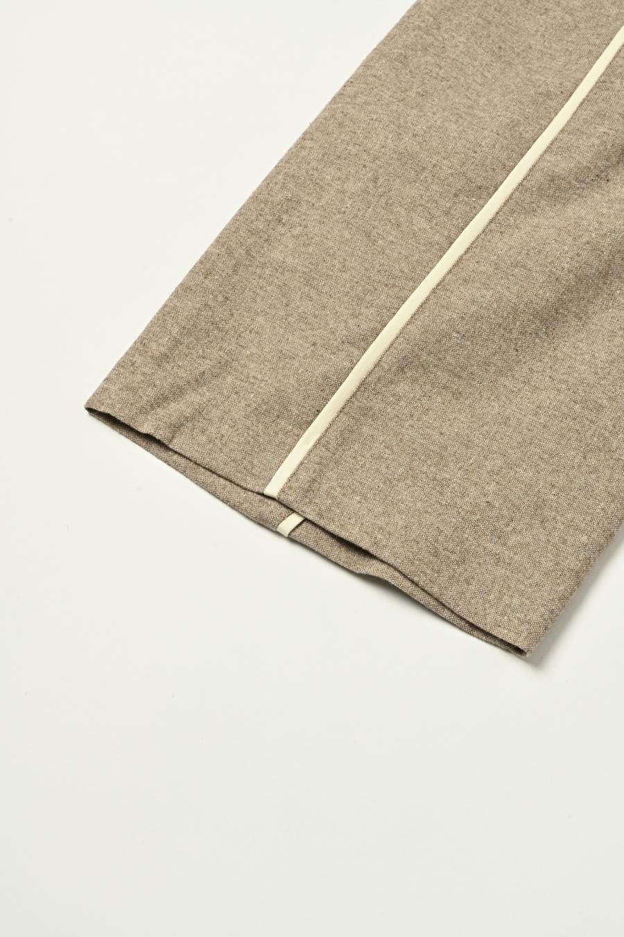 Line Mini Nep Tweed Trousers