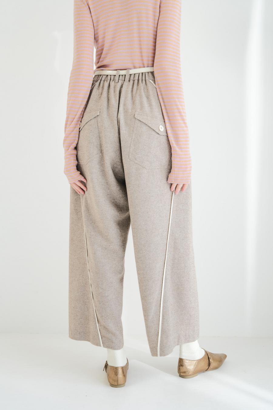 Line Mini Nep Tweed Trousers