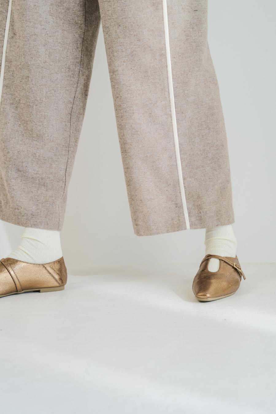Line Mini Nep Tweed Trousers
