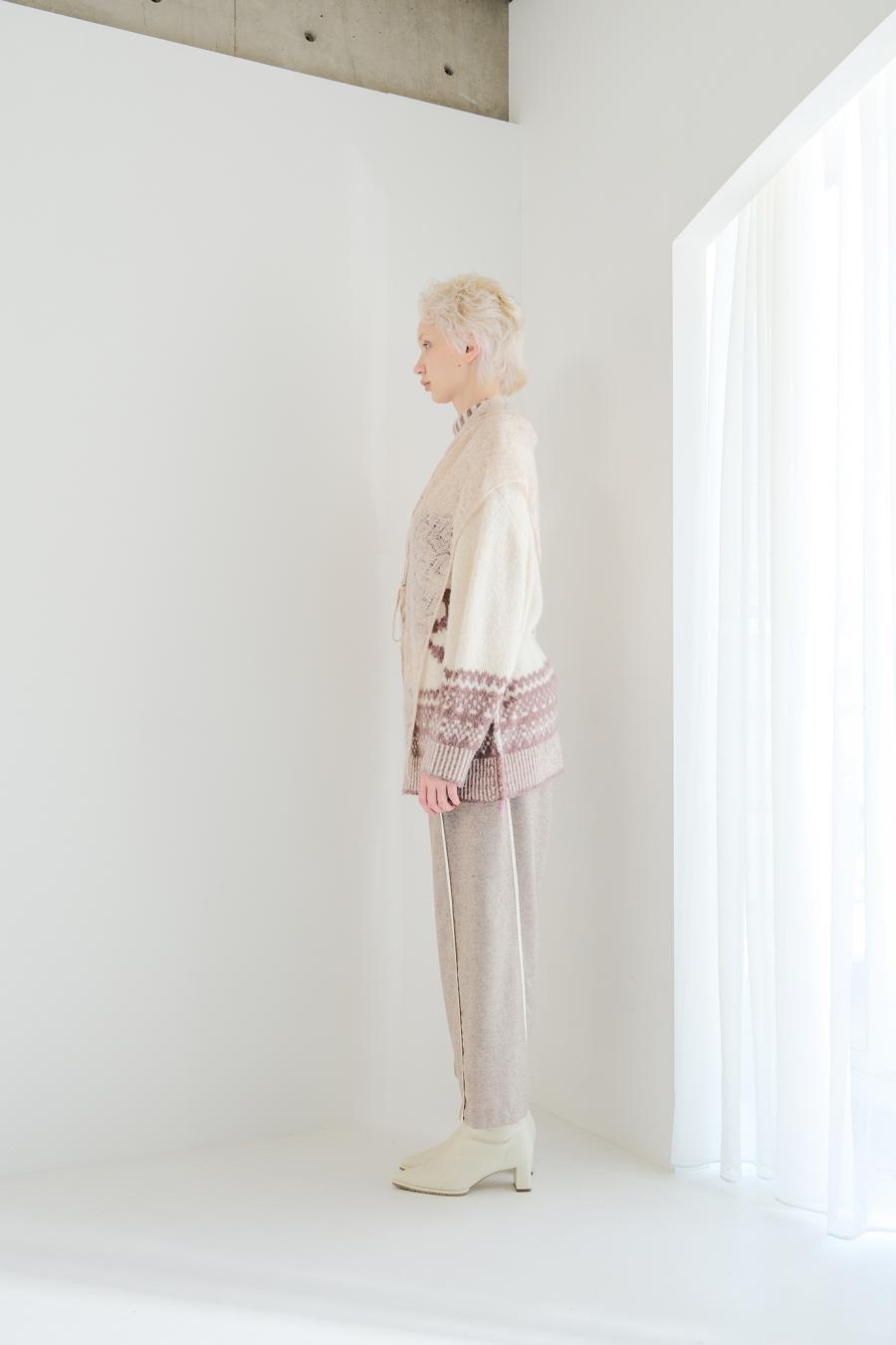 Line Mini Nep Tweed Trousers