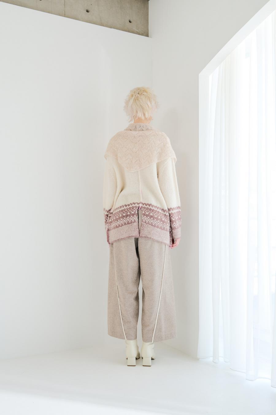Line Mini Nep Tweed Trousers