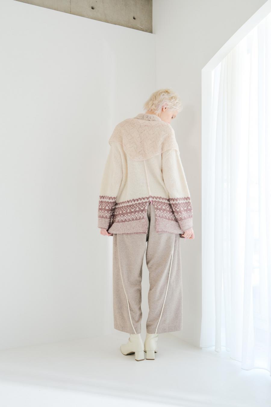 Line Mini Nep Tweed Trousers