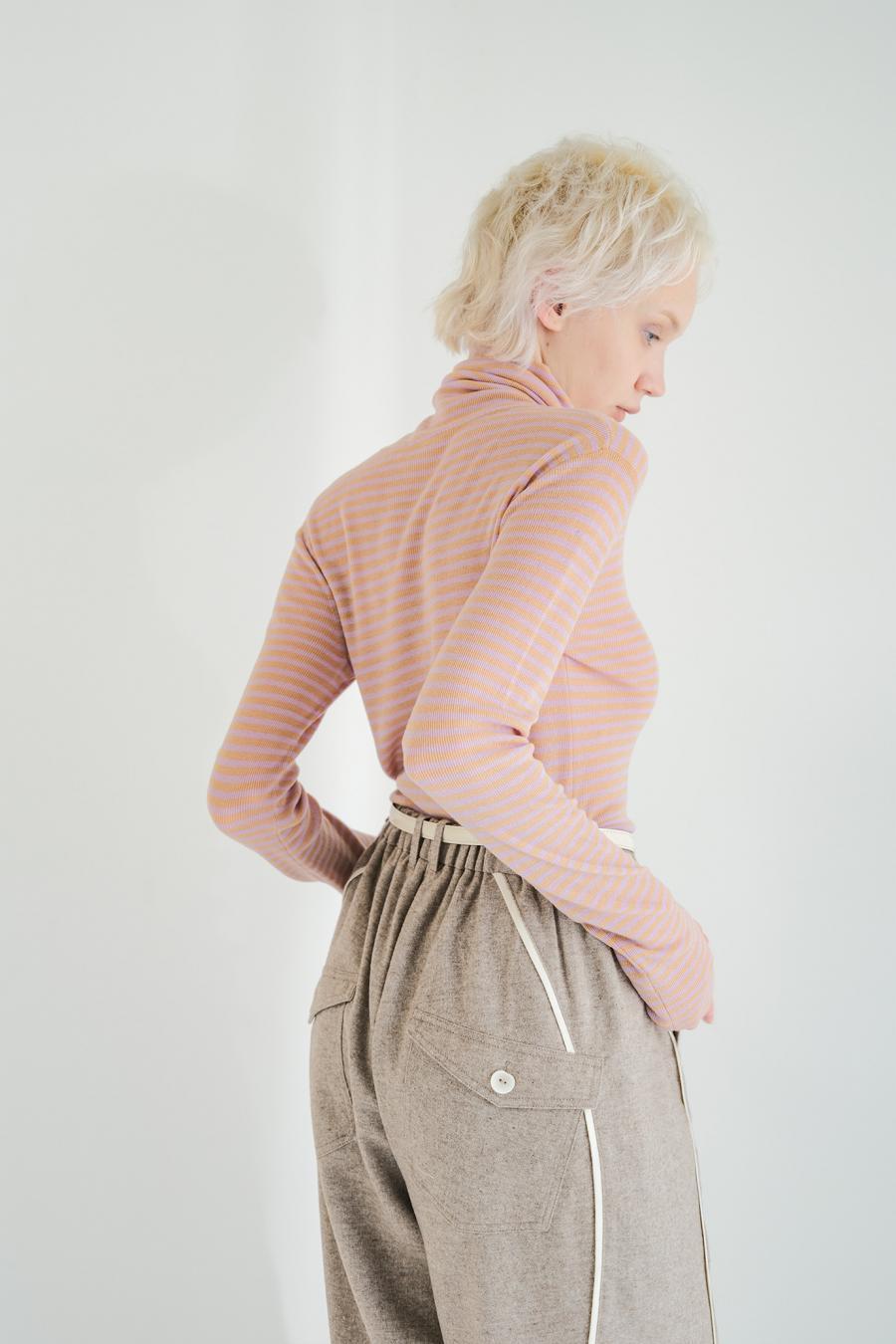 Line Mini Nep Tweed Trousers